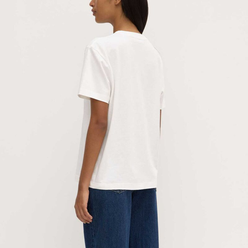 Assembly Label Womens Atelier Logo Tee Antique White image number 1